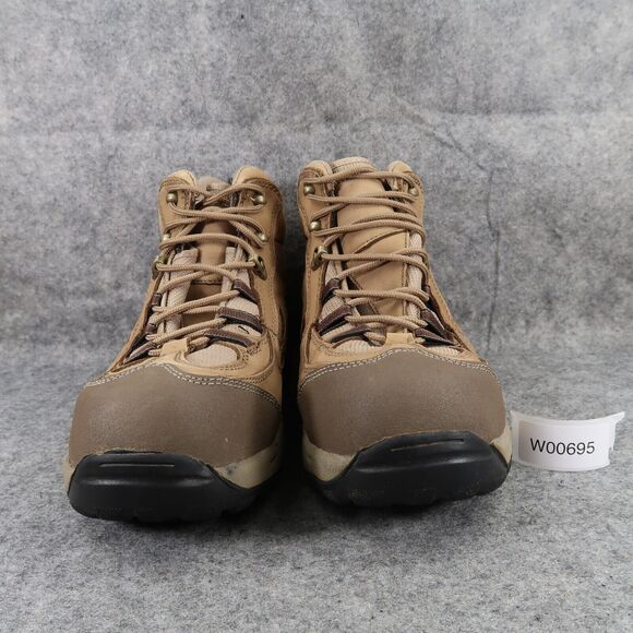 Cabelas Shoes Mens 13 Hiking Boots Outdoor Leather Mid Lace Up Active Trek Brown main image 14